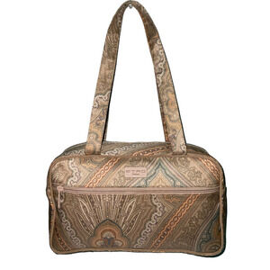 Etro Paisley Canvas Shoulder Bag